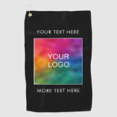 Custom Upload hier uw zakelijke Logo Golfhanddoek (Voorkant)