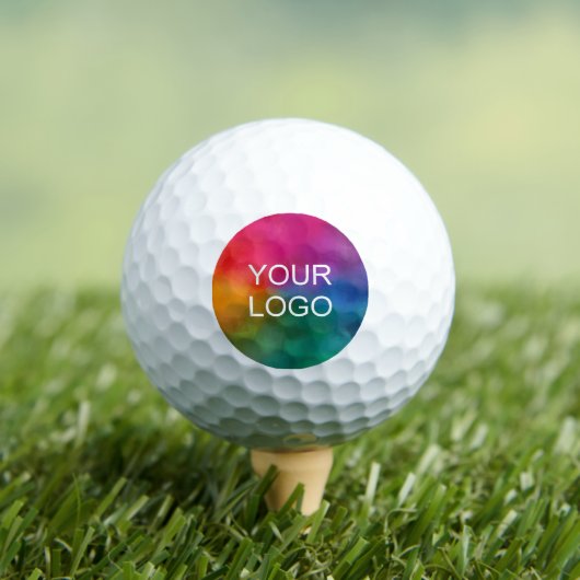 Custom Upload Your Logo Elegant Value 3 Pack Golfballen (Insitu Shirt)