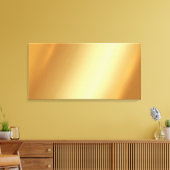 Custom Upload Your Own Photo on Gold Background Canvas Afdruk (Insitu (Woonkamer))