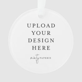 Custom Upload Your Photo Acrylic Ornament