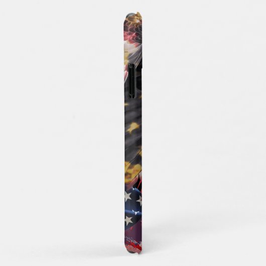 Custom Usa Eagle Stamp and Liberty Bell Case-Mate iPhone Case (Achterkant/rechts)