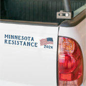 Custom USA Flag Resistance  Bumpersticker (Op Truck)