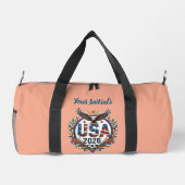 Custom USA National Soccer Team Bald Eagle Logo v2 Plunjezak (Achterkant)