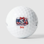 Custom USA Print - Gepersonaliseerde Feministische Golfballen (Voorkant)