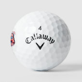 Custom USA Print - Gepersonaliseerde Feministische Golfballen (Logo)
