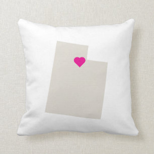 Custom Utah State Love Reversible Pillow Kussen
