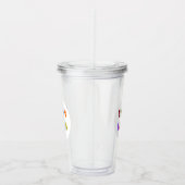 Custom Uw Bedrijf Logo Acryl Tumbler Acryl Drinkbeker (Rechts)