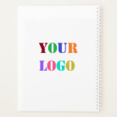 Custom Uw Bedrijf Logo en Tekst Business Planner (Achterkant)
