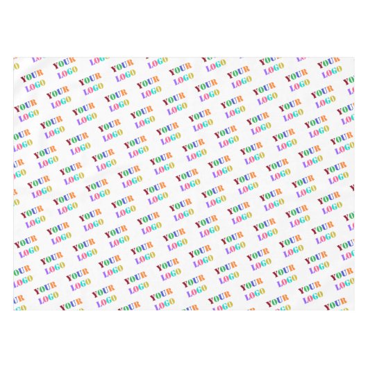 Custom Uw Bedrijf Logo Tafelkleed Kies Kleur (Voorkant (Horizontaal))