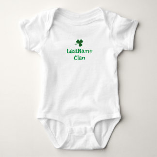 Custom Uw Clan Shamrock Baby/Peuter Bodysuit