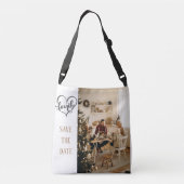 Custom Uw Eigen Foto Dubbelzijdige Trendy Canvas t Crossbody Tas (Achterkant)