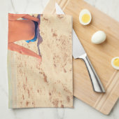 Custom Uw Foto Keukenhanddoek met Tekst (Quarter Fold)