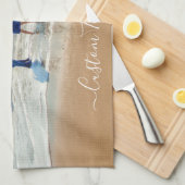 Custom Uw Foto Keukenhanddoek met Tekst (Quarter Fold)