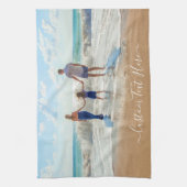 Custom Uw Foto Keukenhanddoek met Tekst (Verticaal)