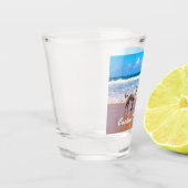 Custom Uw Foto Shot Glas Gift met Tekst (Links)