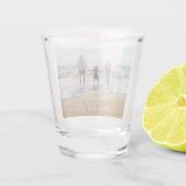 Custom Uw Foto Shot Glas Gift met Tekst (Achterkant)