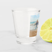 Custom Uw Foto Shot Glas Gift met Tekst (Links)