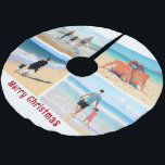 Custom Uw Fotocollage Kerstboom Rok<br><div class="desc">Kerstboomrok met aangepaste fotocollage en tekst - Unique Your Own Design - Gepersonaliseerde familie / vrienden of persoonlijke boomrokken / cadeau - Jouw tekst en foto's toevoegen - Formaat wijzigen en elementen verplaatsen met aanpassingstool! Kies lettertype / grootte / kleur! Veel succes - wees gelukkig :)</div>