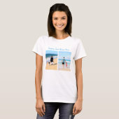 Custom Uw Fotocollage T-shirt met Tekstnaam (Voorkant volledig)