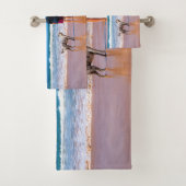 Custom Uw Huisdieren Foto Badhanddoeken met Tekst Bad Handdoek (Insitu)