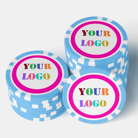 Custom Uw Logo Business Poker Chips Kies Kleur (Opstapeling)