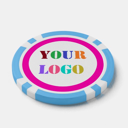 Custom Uw Logo Business Poker Chips Kies Kleur (Enkel)