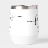 Custom Vader van de Groom Script Kalligrafie Naam (Links)