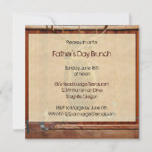 Custom Vaderdag Brunch Invites (Hunter Design) Kaart (Voorkant)
