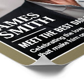 Custom Vaderdag Magazine Hoesje, cadeau voor papa Poster (Hoek)