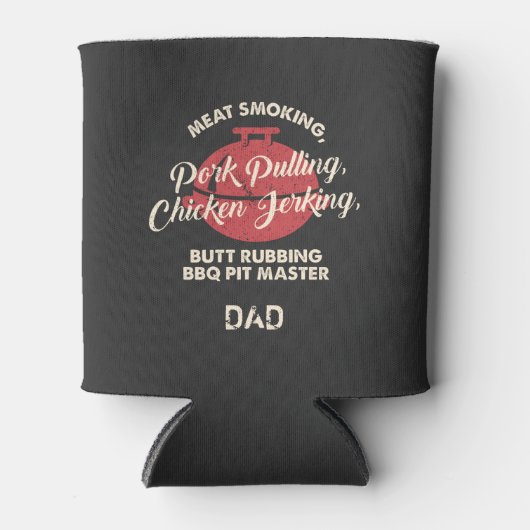 Custom Vaders Dag Vlees Roken BBQ Pit Master Pa Blikjeskoeler (Voorkant)