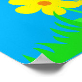Custom Vakantie Bijbel School Bloemen Poster (Hoek)