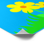 Custom Vakantie Bijbel School Bloemen Poster (Hoek)