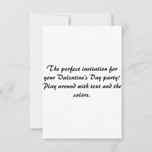 Custom Valentijn: Met heel mijn hart Kaart (Achterkant)