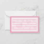 Custom Valentijnsdag Coupons romantisch Notitiekaartje (Achterkant)