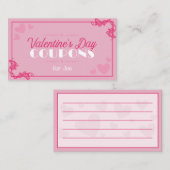 Custom Valentijnsdag Coupons romantisch Notitiekaartje (Voorkant / Achterkant)