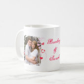 Custom Valentijnsdag Love Photo Mok (Voorkant links)