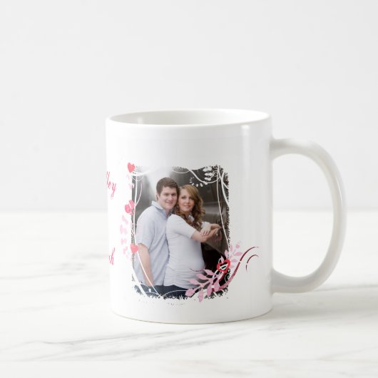 Custom Valentijnsdag Love Photo Mok (Rechts)