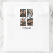 Custom Valentine Photo Collage Candle Label (Tas)