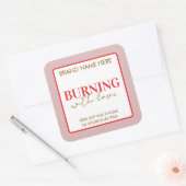 Custom Valentine's Day Candle Label (Envelop)