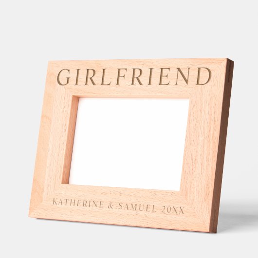 Custom Valentine's Day Girlfriend Name & Date Gegraveerde Lijstjes (Links)