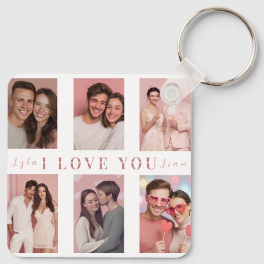 Custom Valentine's Day Keychain | Couple Gift (Achterkant)