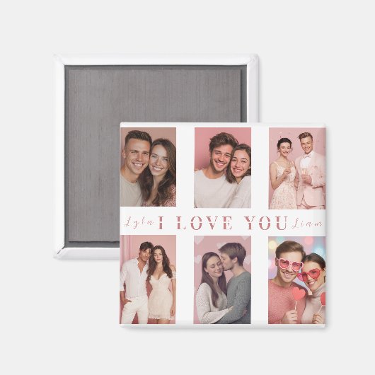 Custom Valentine's Day Magnet | Couple Gift (Voorkant / Achterkant)