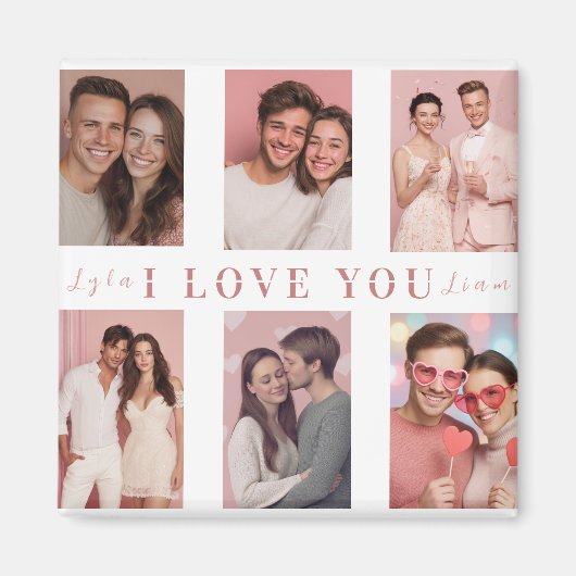 Custom Valentine's Day Magnet | Couple Gift (Voorkant)