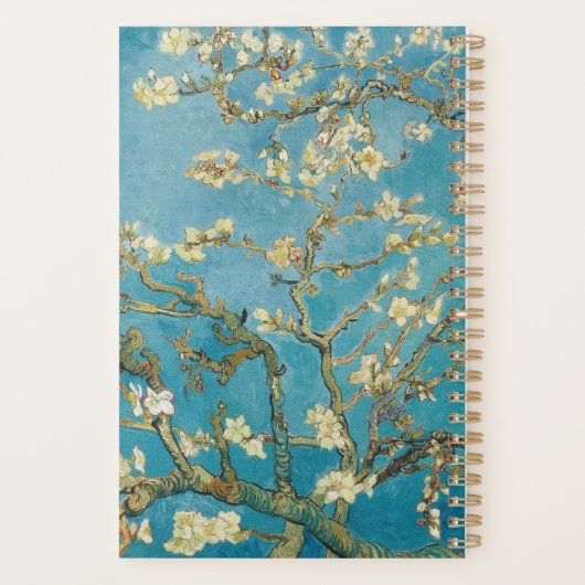 Custom Van Gogh Almond Blossom (1890)  Planner (Achterkant)