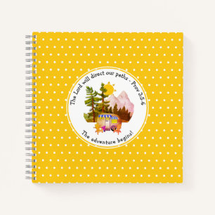 Custom VAN LIFE ADVENTURE Christelijk Notitieboek