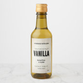 Custom Vanilla Extract Label - VE002_04 Wijn Etiket (Voorkant)