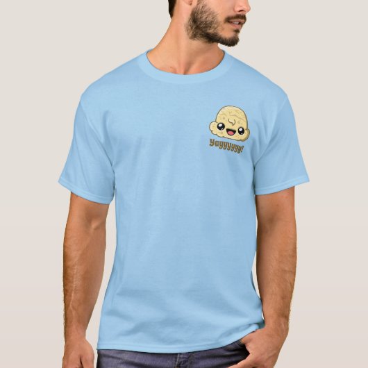 Custom Vanilla Scoop Crest - Ice Cream Jump T-shirt (Voorkant)