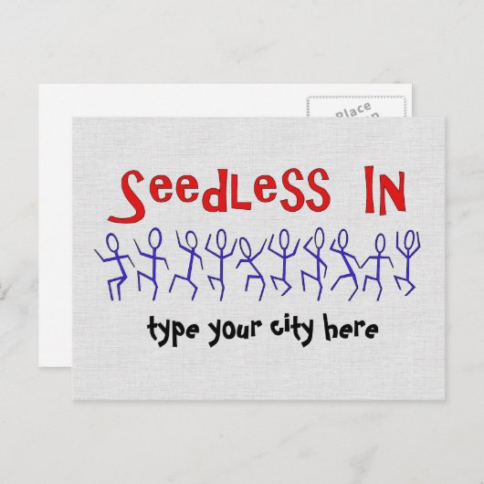 Custom Vasectomy Celebration Uitnodiging Briefkaart (Voorkant / Achterkant)