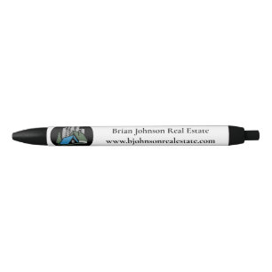 Custom Vastgoed Bedrijf Visitekaartjes benodigdhed Zwarte Inkt Pen