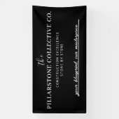 Custom Vastgoed Bouwbedrijf Naam Spandoek (Verticaal)